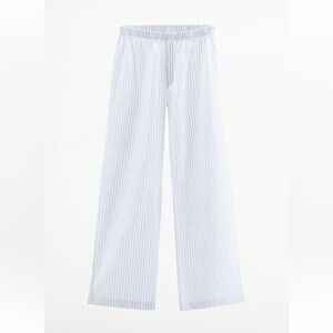 💟ZARA STRIPED POPLIN PANTS